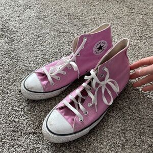 Converse Women's Pink High-Top Sneakers